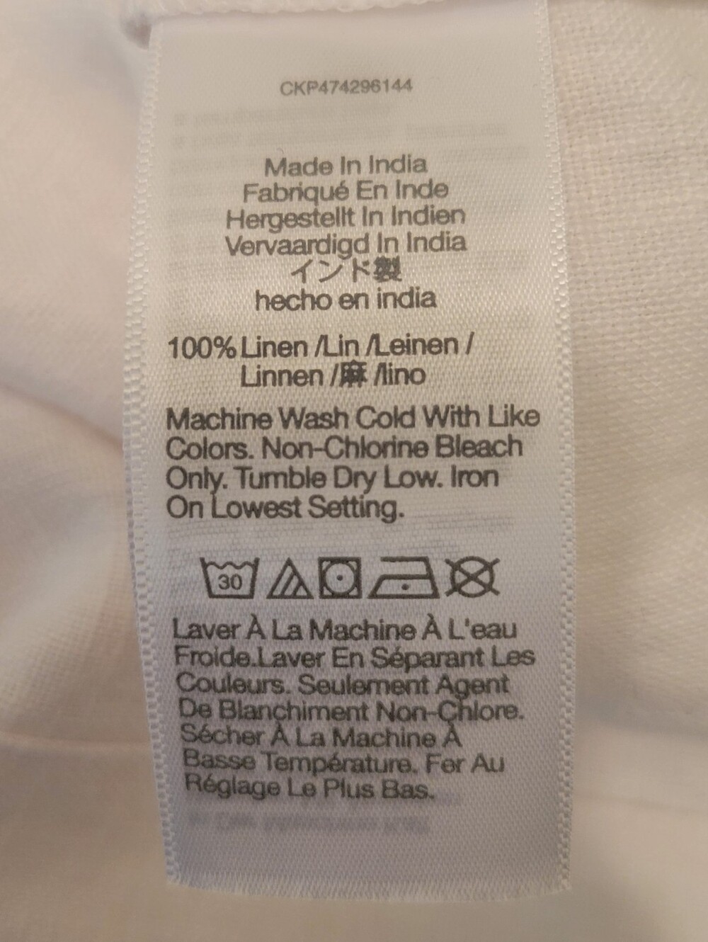 Madewell NWT 100% Linen White Midi Dress Size 4 Square Neck Adjustable Straps - Picture 8 of 9